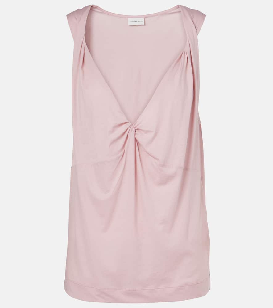 Gathered cotton top