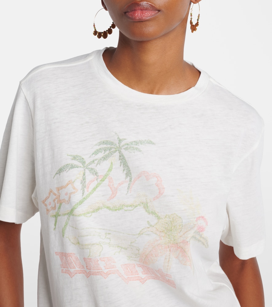 Zewel printed cotton T-shirt