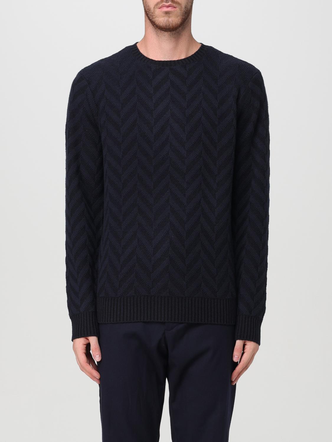 Herringbone-pattern sweater - Green