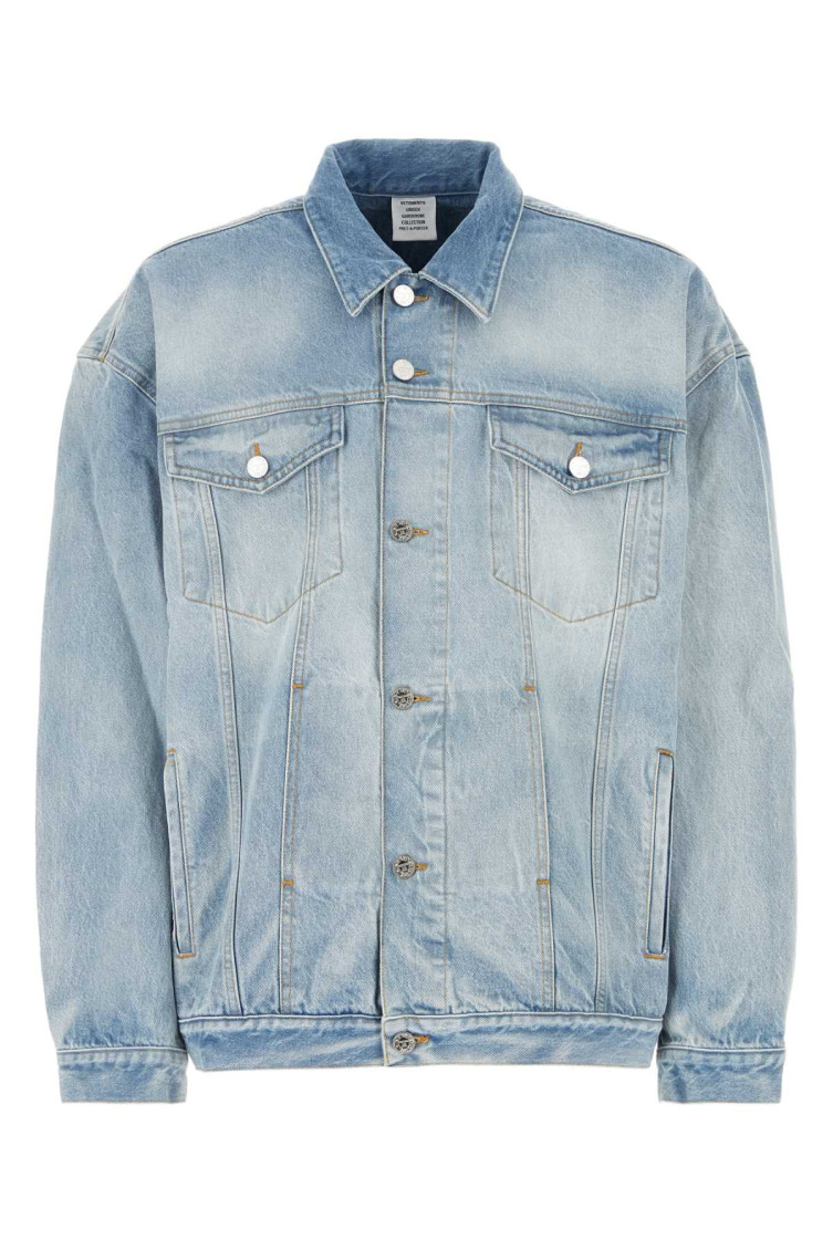 Coat Men color Blue