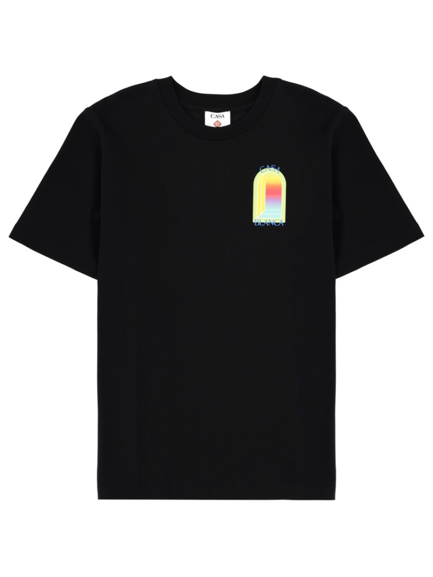 Casablanca - short sleeve graphic print crew neck t-shirt