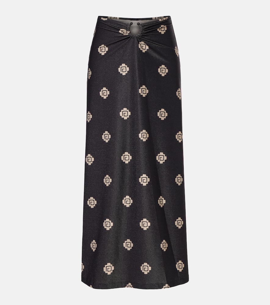 Keel gathered maxi skirt
