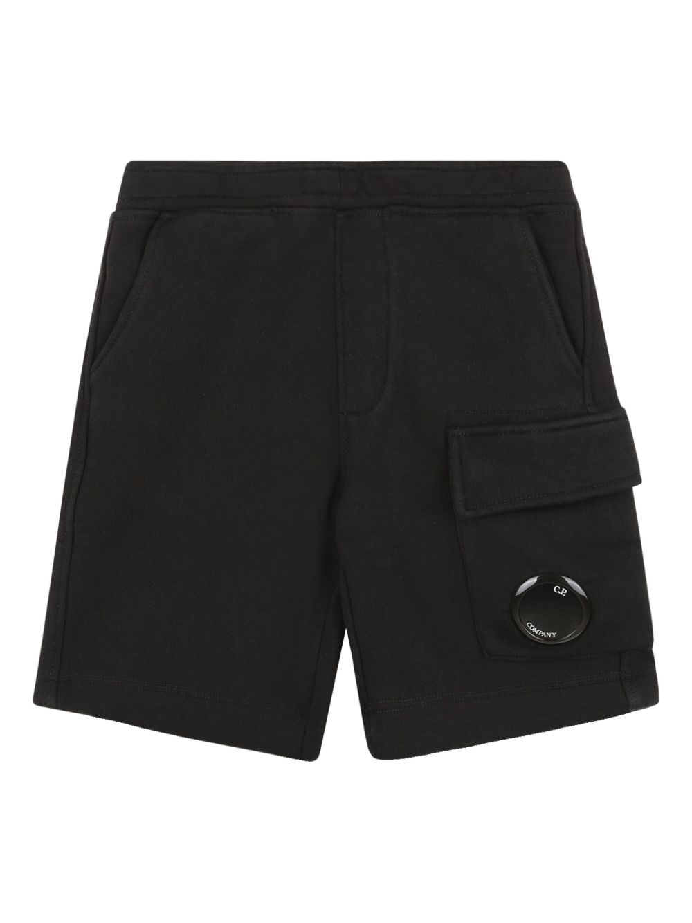 C.P. Company Kids Lens-embellished shorts - Blue
