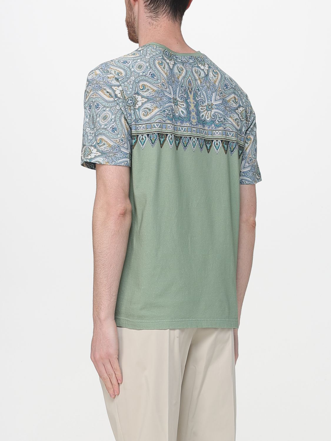 T-Shirt Men color Green
