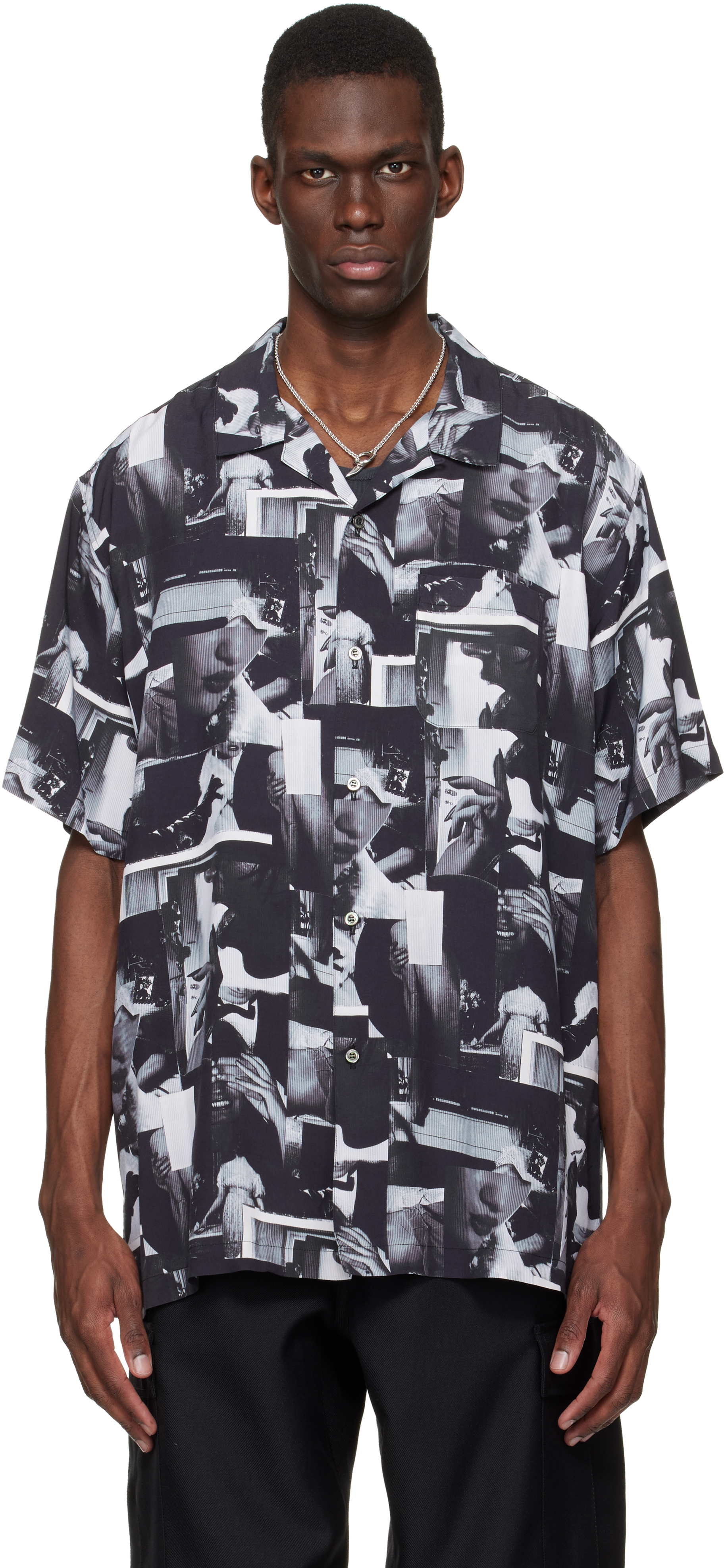 Black Printed Still Shirt