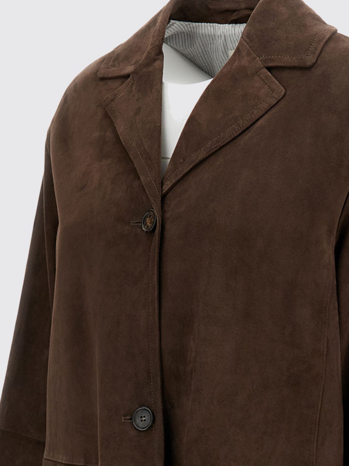 Coat Woman color Brown