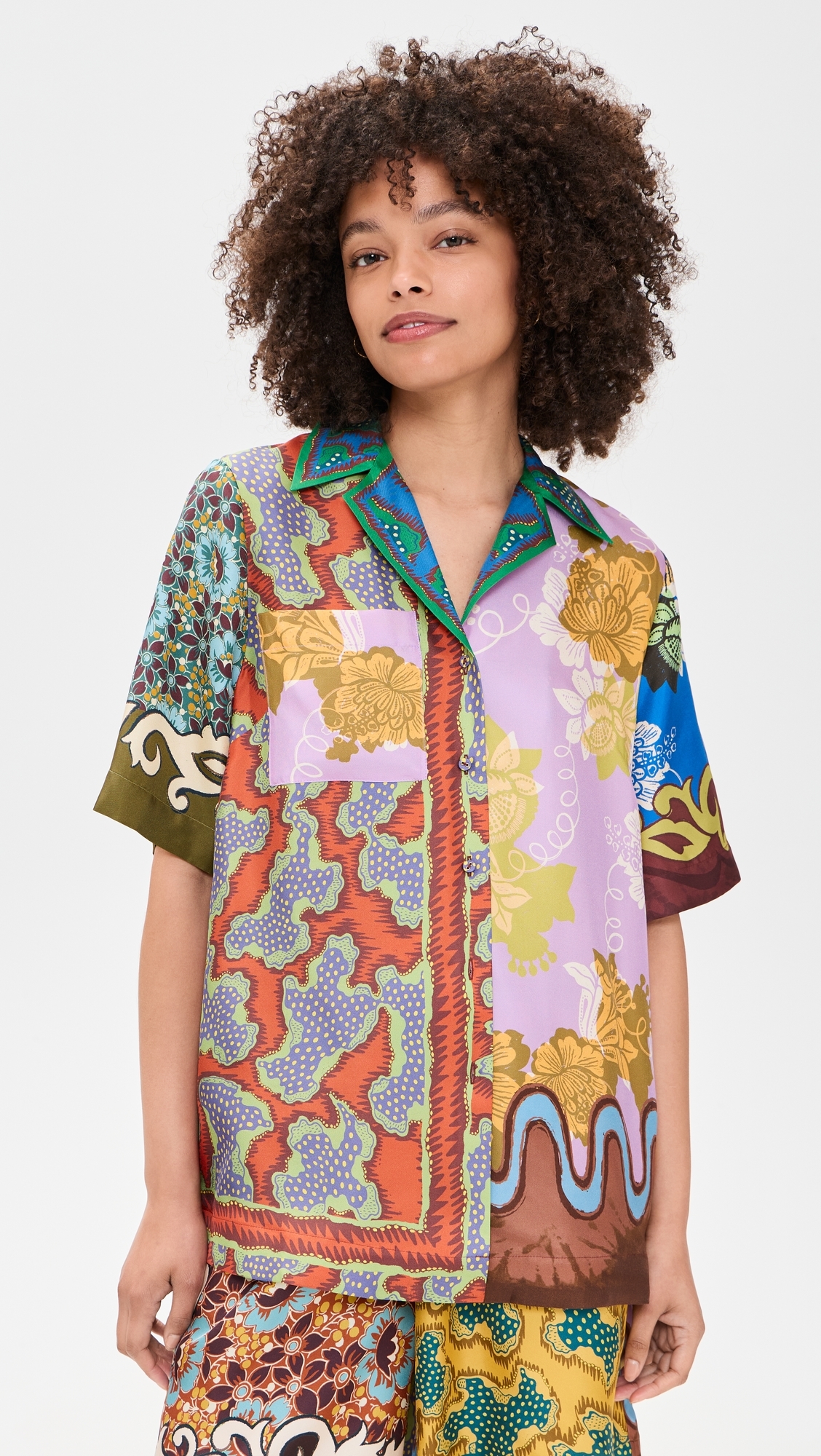 Arnie Silk Shirt Multi