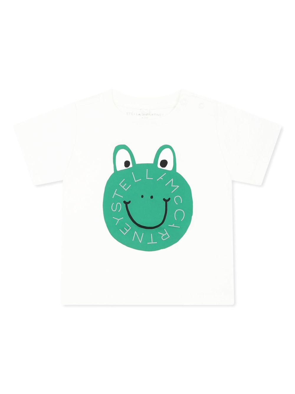 White Cotton Frog Baby T-Shirt