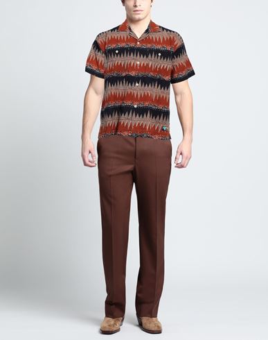 Man Shirt Rust Size L Cotton