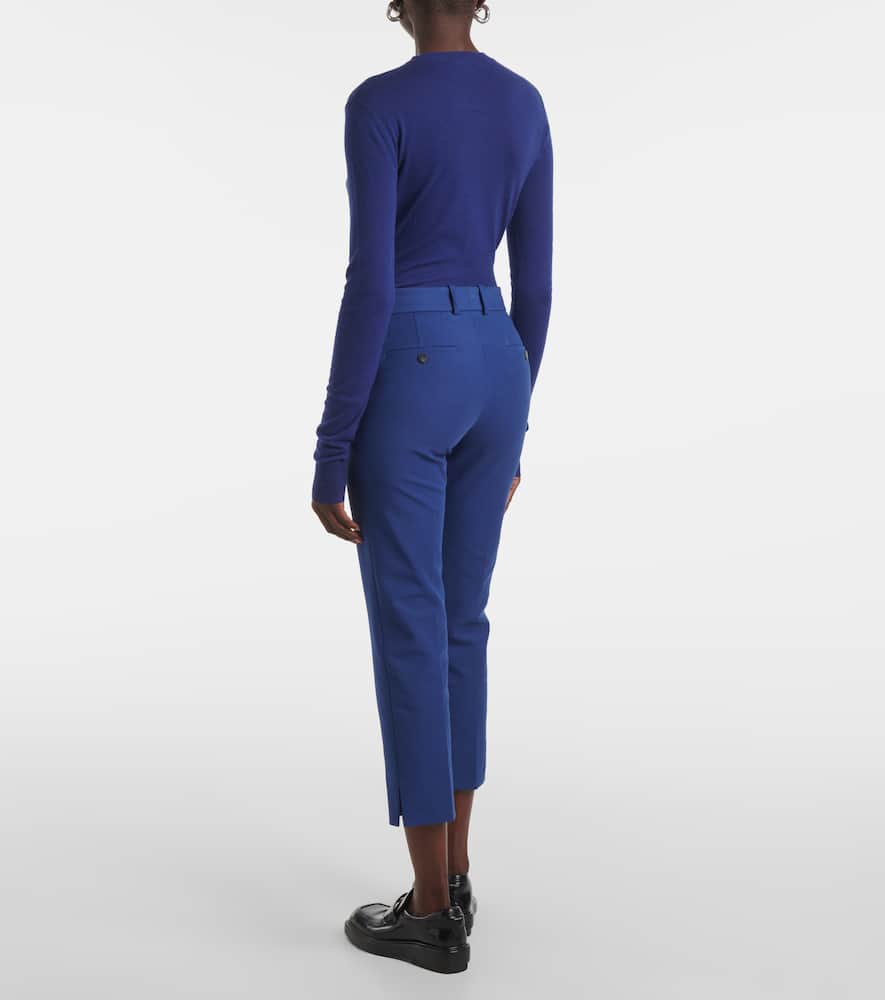 Bing Court cotton-blend slim pants