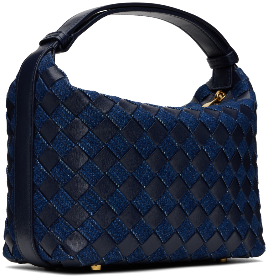 Bottega Veneta Navy & Indigo Mini Wallace Bag
