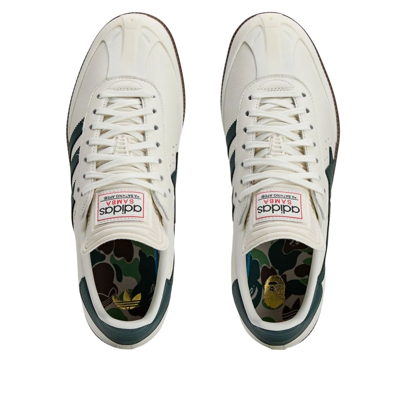 X A Bathing Ape Samba 'White Forest'
