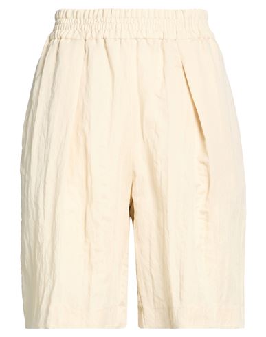Samsøe Φ Samsøe Woman Shorts & Bermuda Shorts Beige Size S Lyocell, Polyamide