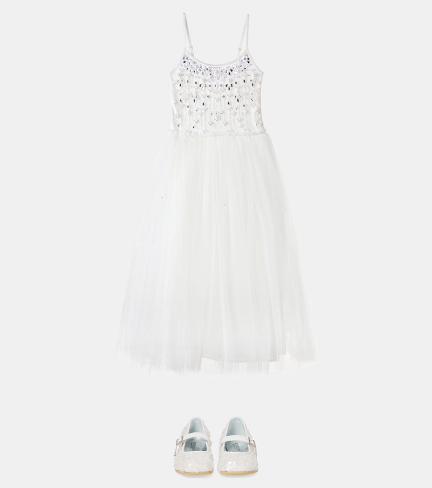 Whispers Of The Deep embellished tulle dress