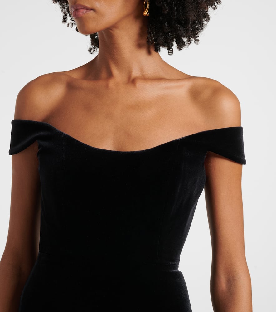 Velvet minidress