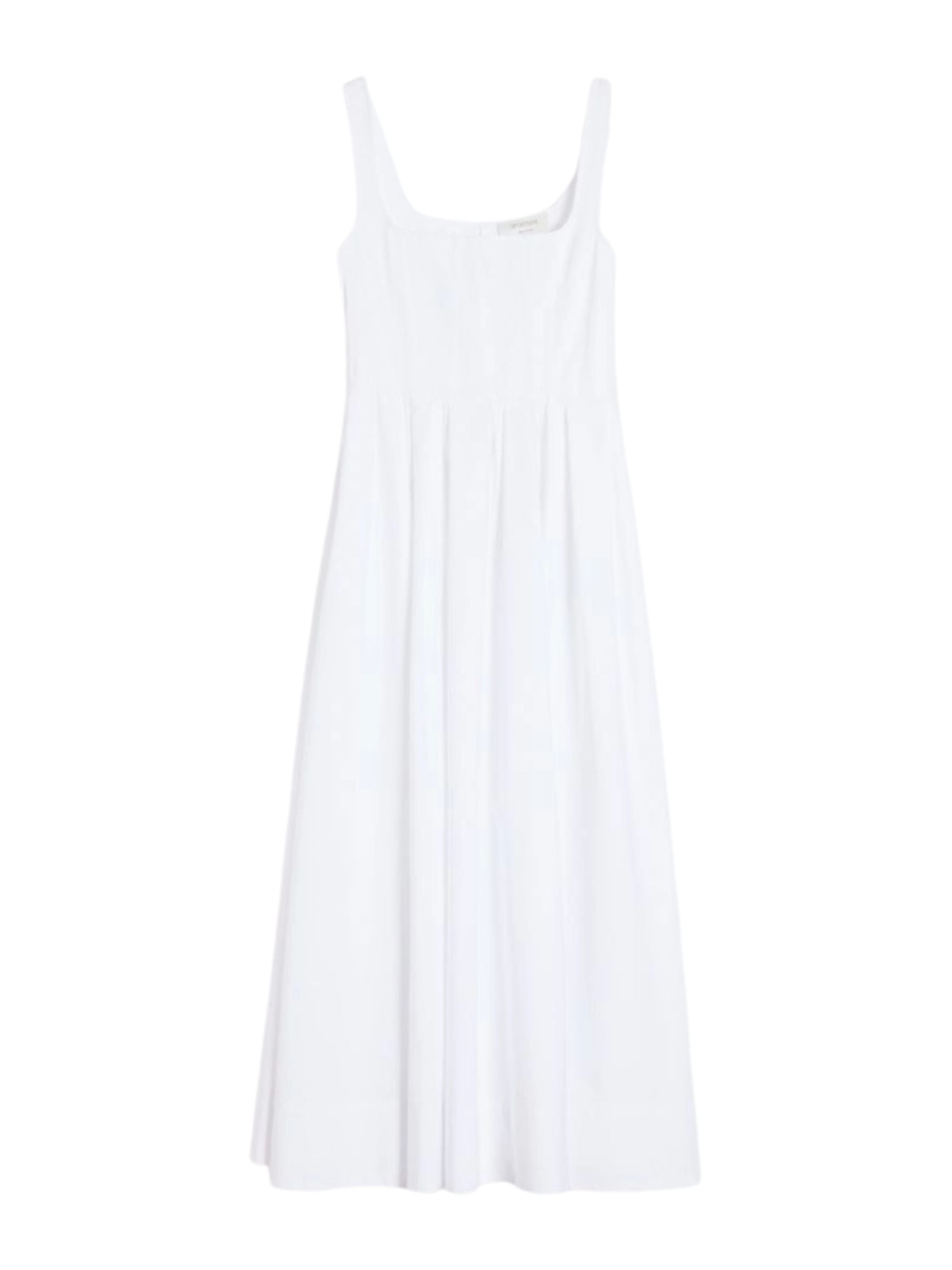 Giro Square-neck A-line Maxi Dress