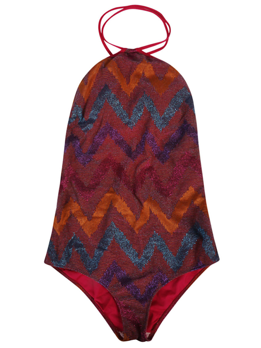 Multi Color Printed One-piece Swimsuit
