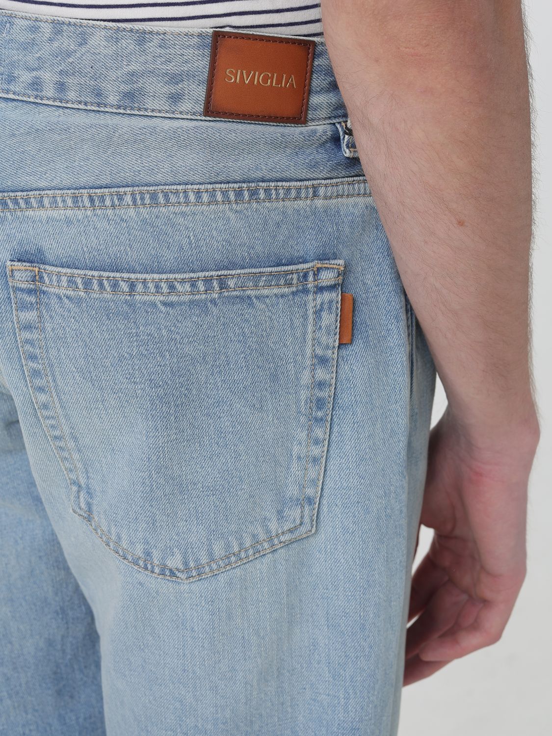 Jeans Men color Stone Washed