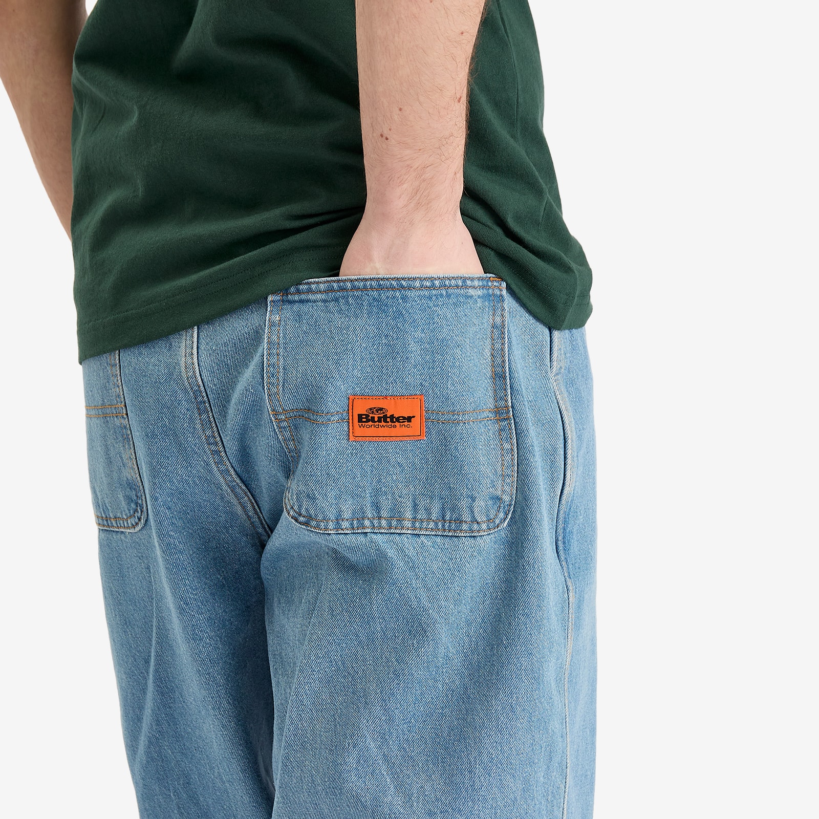 Butter Goods Men's Santosuosso Denim Jeans in Washed Indigo