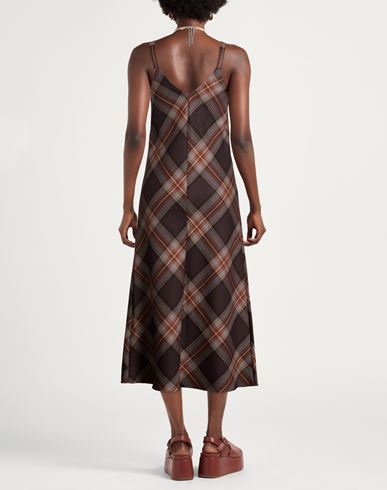 Woman Midi dress Taupe Size S Wool