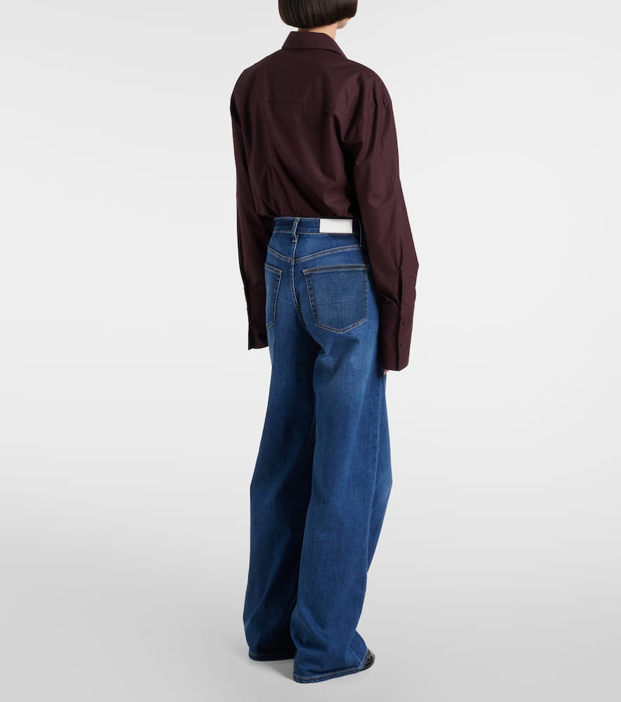 '70s high-rise wide-leg jeans