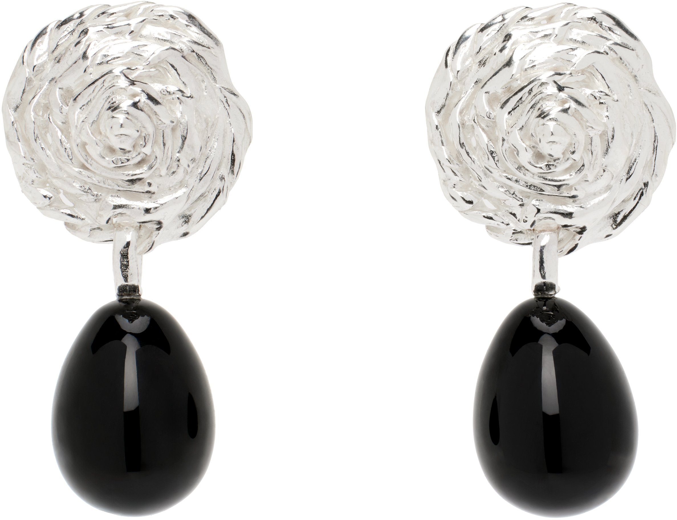 Corali Silver Breton Earrings