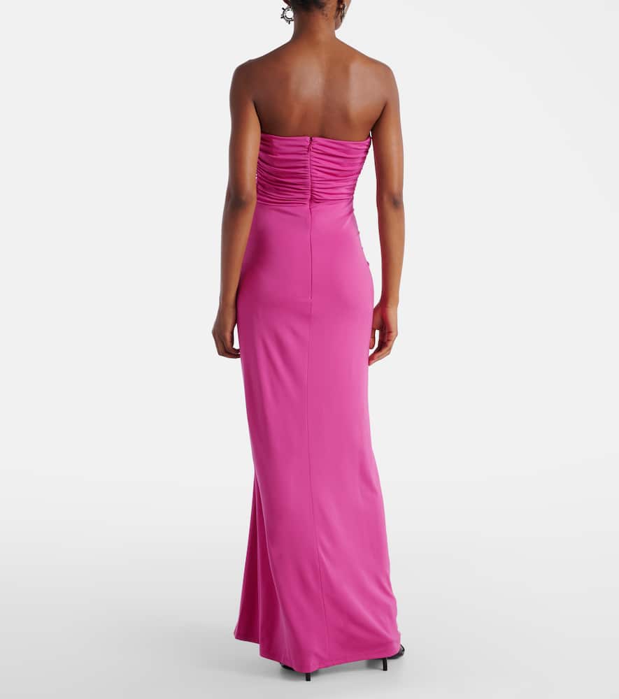 Emma gathered jersey maxi dress