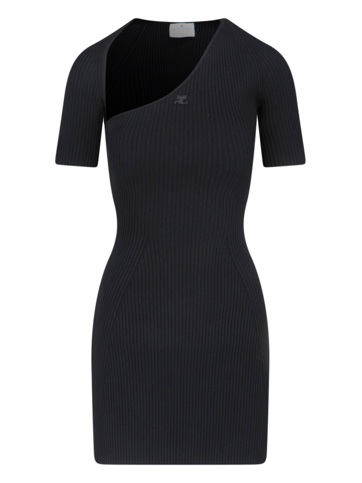Courrèges Sleek Viscose-Blend Mini Dress for Women