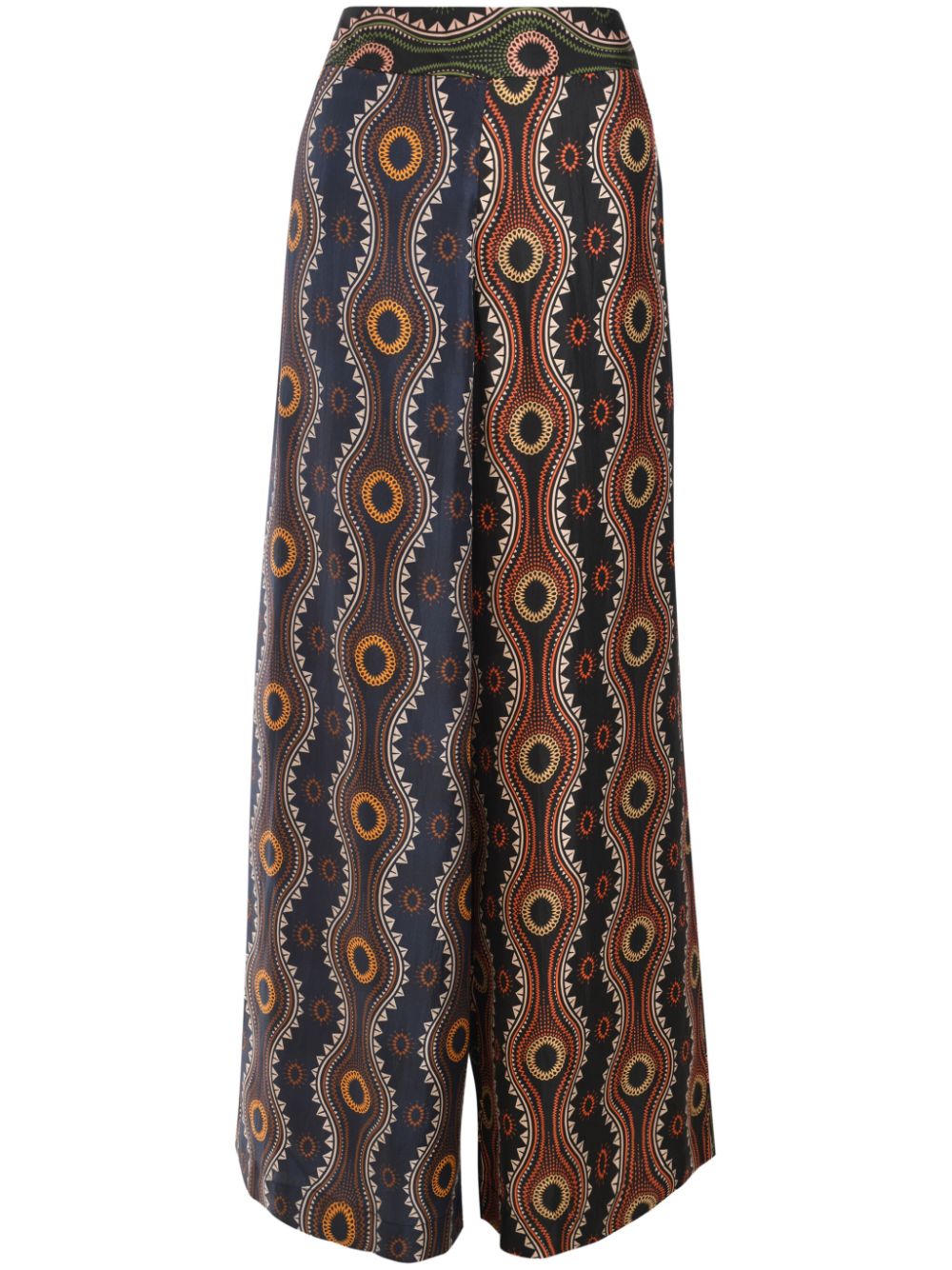 Fume silk trousers - Blue