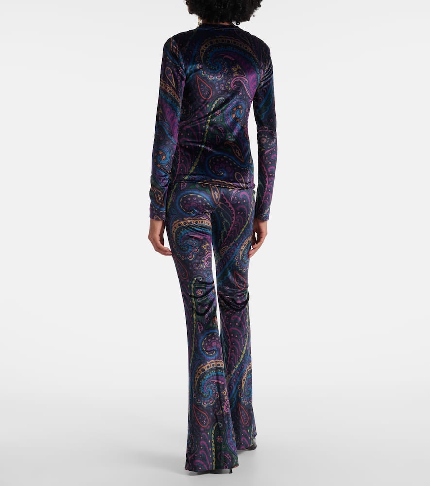 Paisley jersey top