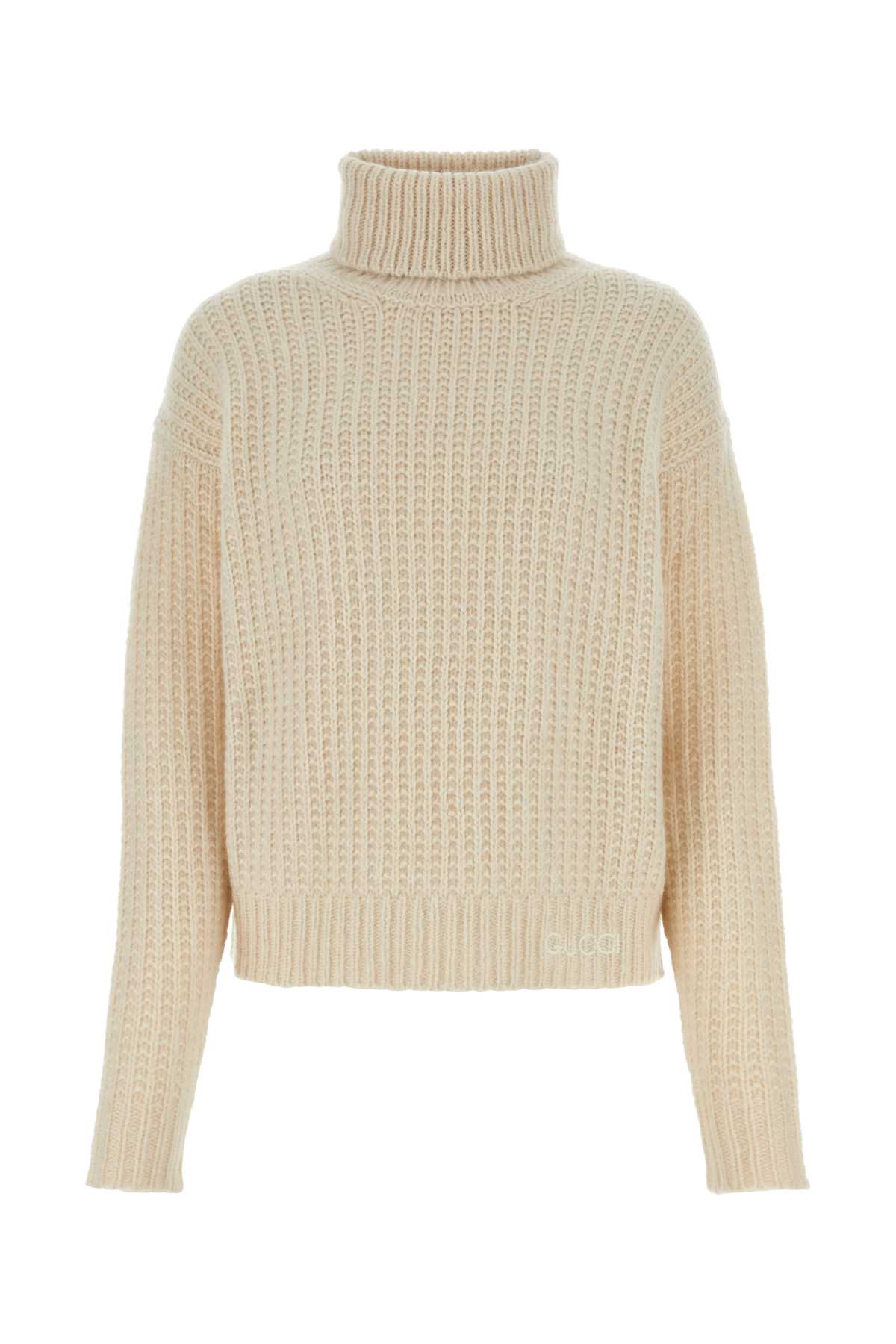 Ivory Cashmere Turtleneck