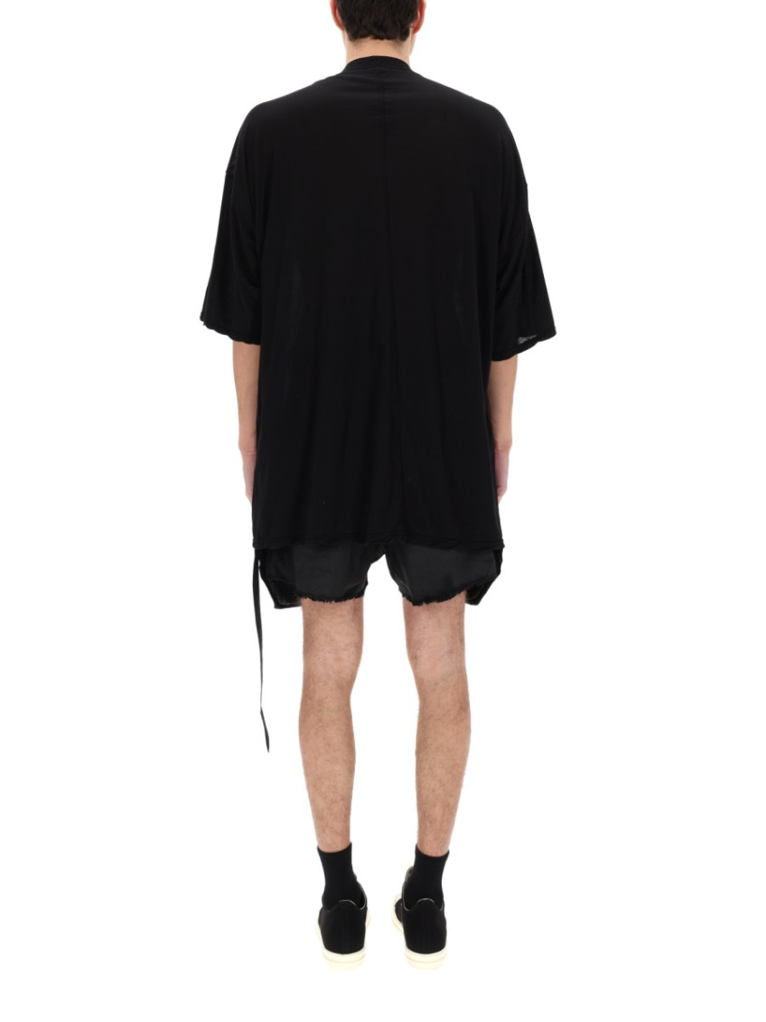 Black Solid Crew Neck T-Shirt