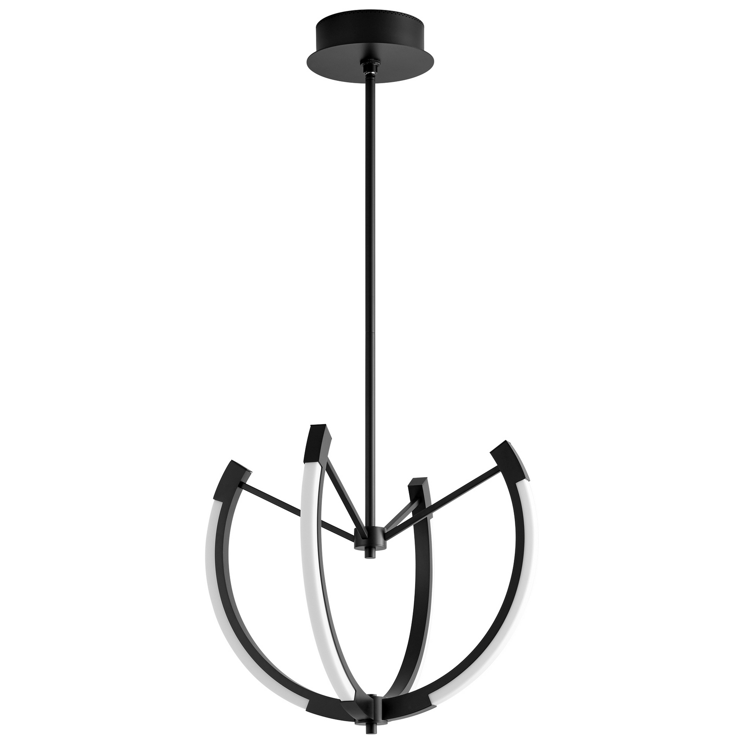 Black LED Ceiling Mount from the Utopia Collection