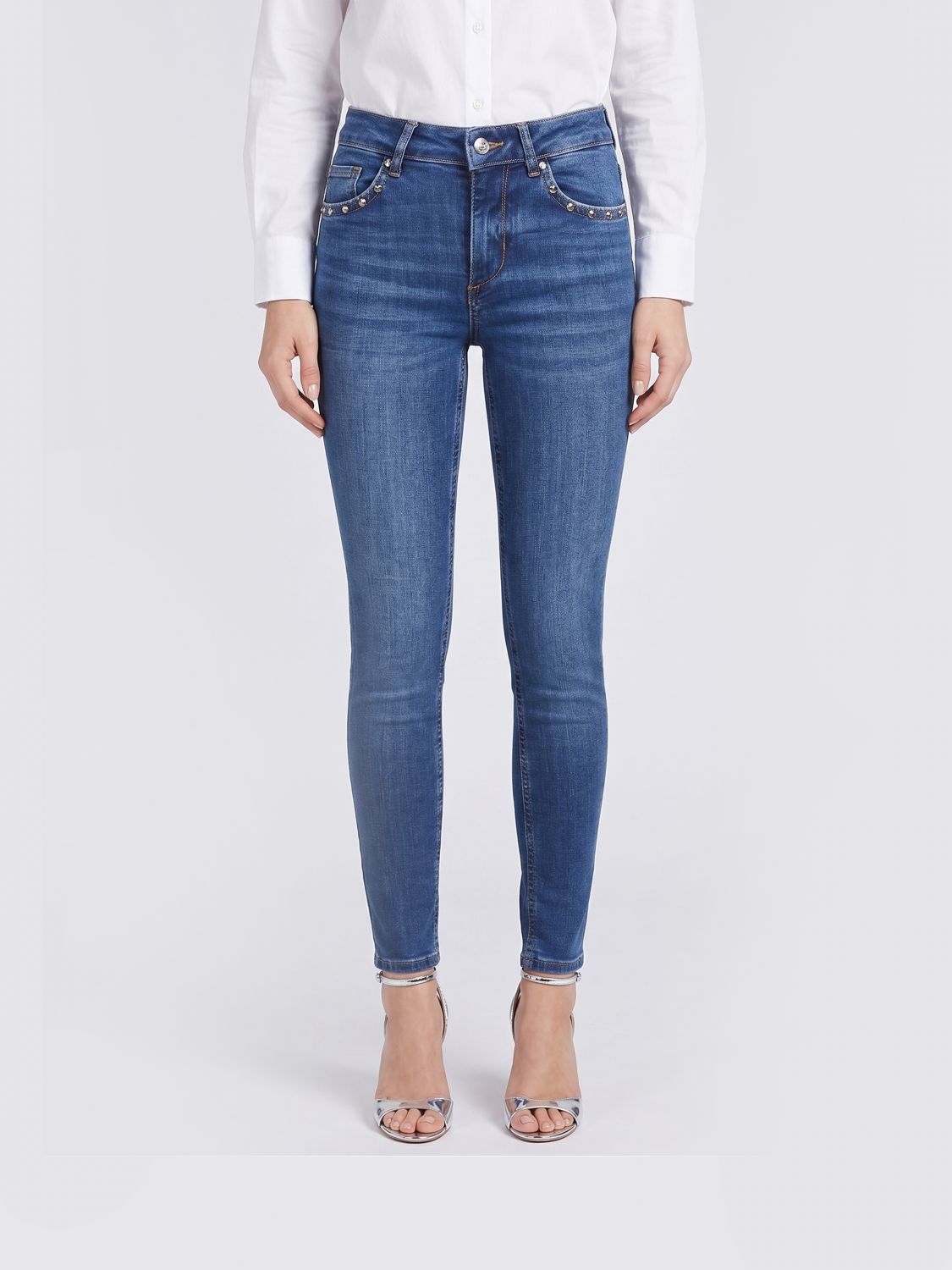 Pants Woman color Denim