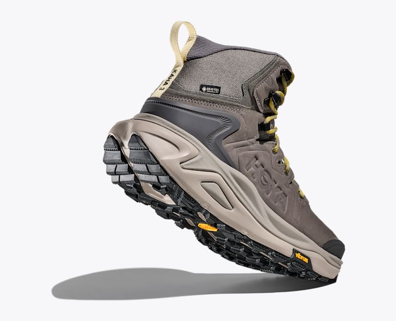 HOKA Men's Kaha 3 GTX Shoes in Gravel/Cement