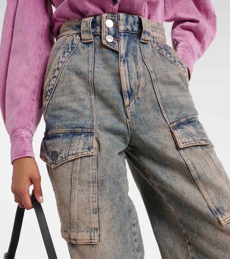 Heilani mid-rise cargo jeans