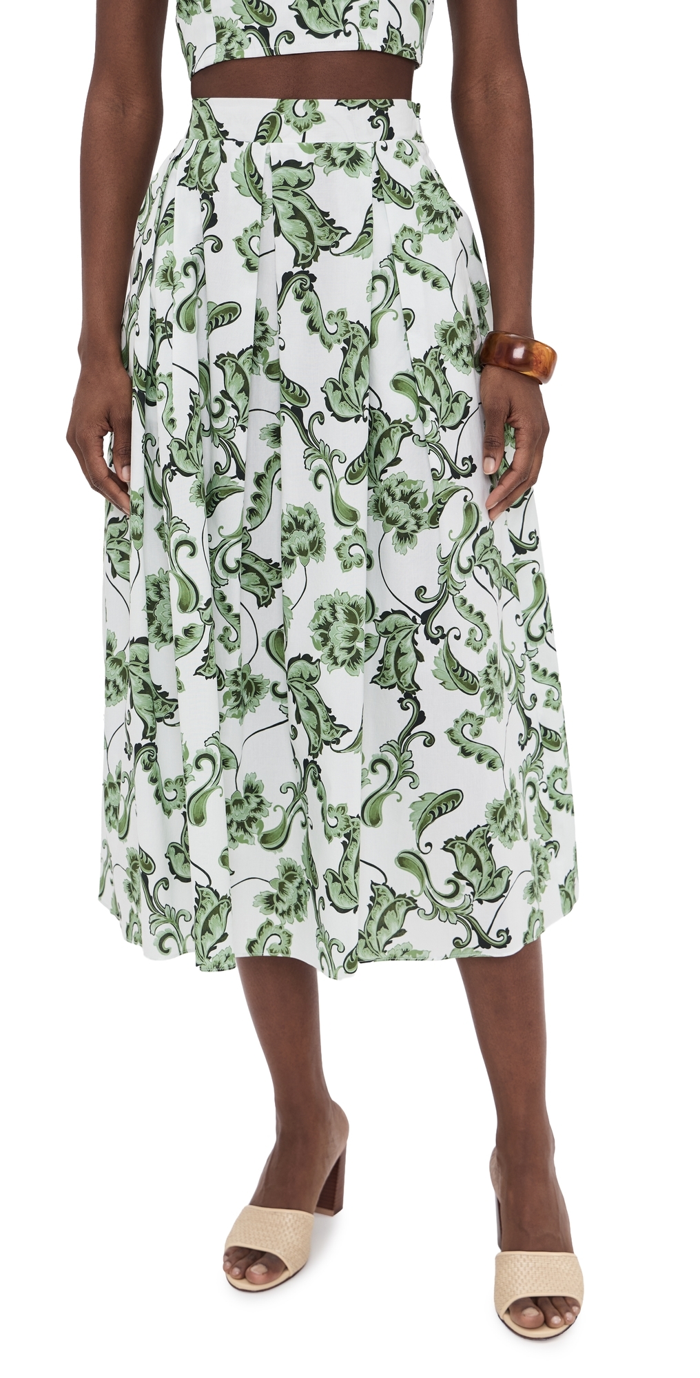Aggie Skirt Garden Paisley