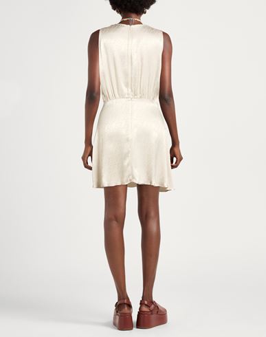 Woman Mini dress Ivory Size 8 Viscose