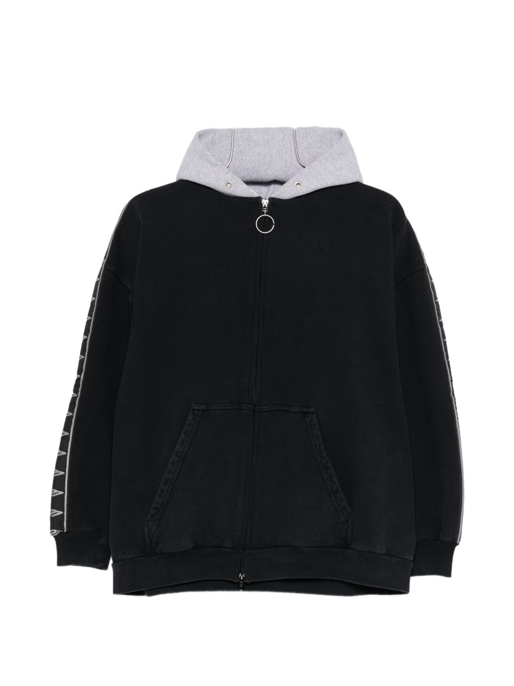 Cotton zip-up hoodie