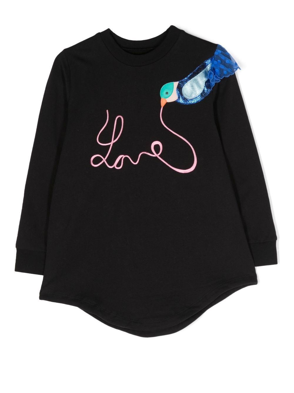 Solaima Songbird cotton dress - Black