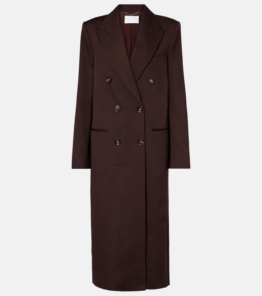Wool twill coat