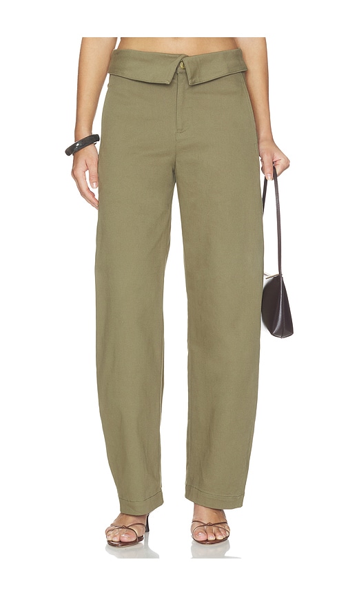 Line & Dot Anden Pants in Olive. L also in