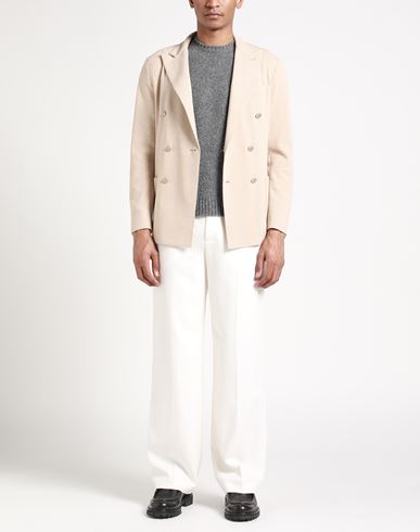 Man Blazer Beige Size 36 Polyester, Viscose, Polyamide, Elastane, Polyurethane