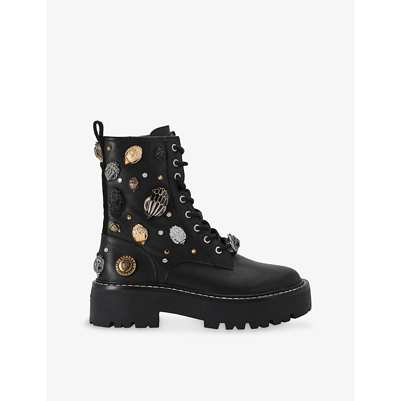 Womens Matilda Eagles Leather Ankle Boots