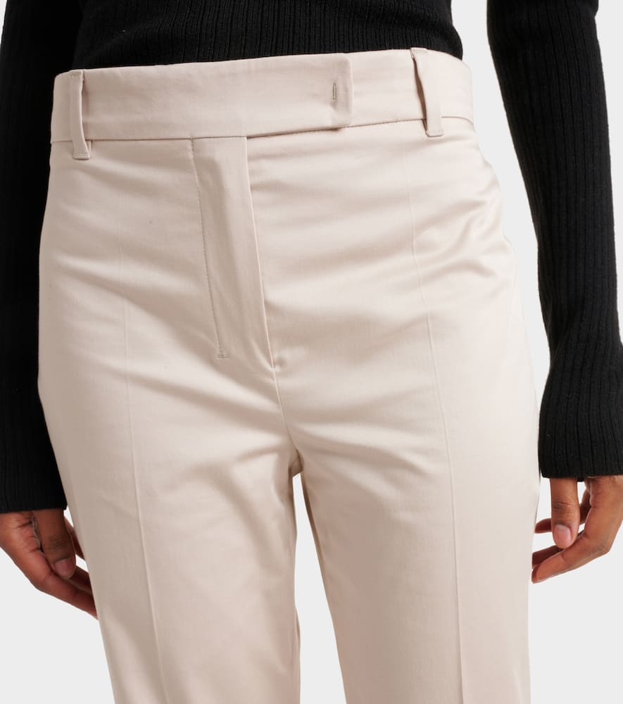 Felice cotton-blend wide-leg pants