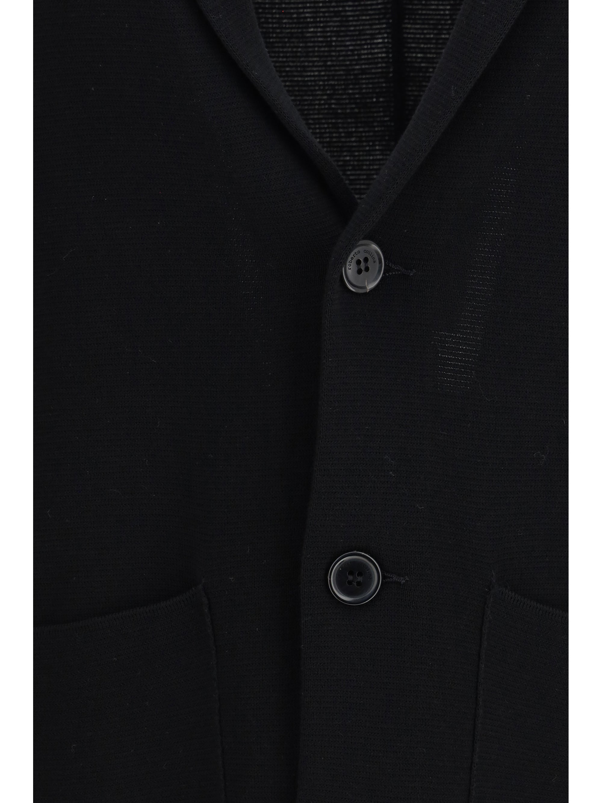 Knit Blazer — Black