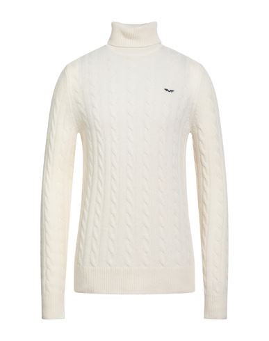 Man Turtleneck Off white Size M Lambswool, Nylon