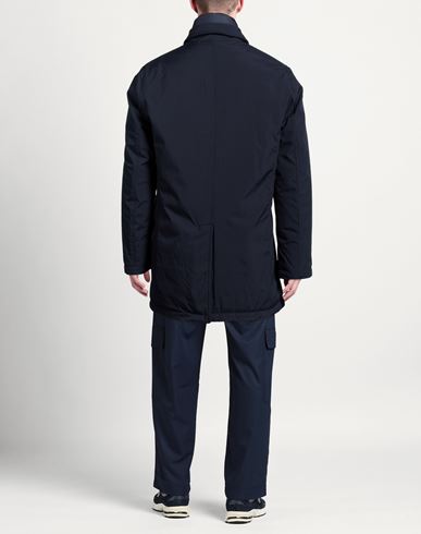 Man Coat Midnight blue Size L Polyester