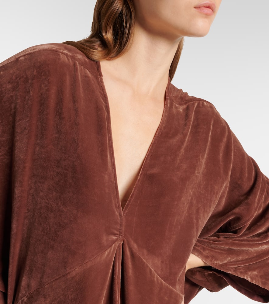 Tommykite gathered jersey gown