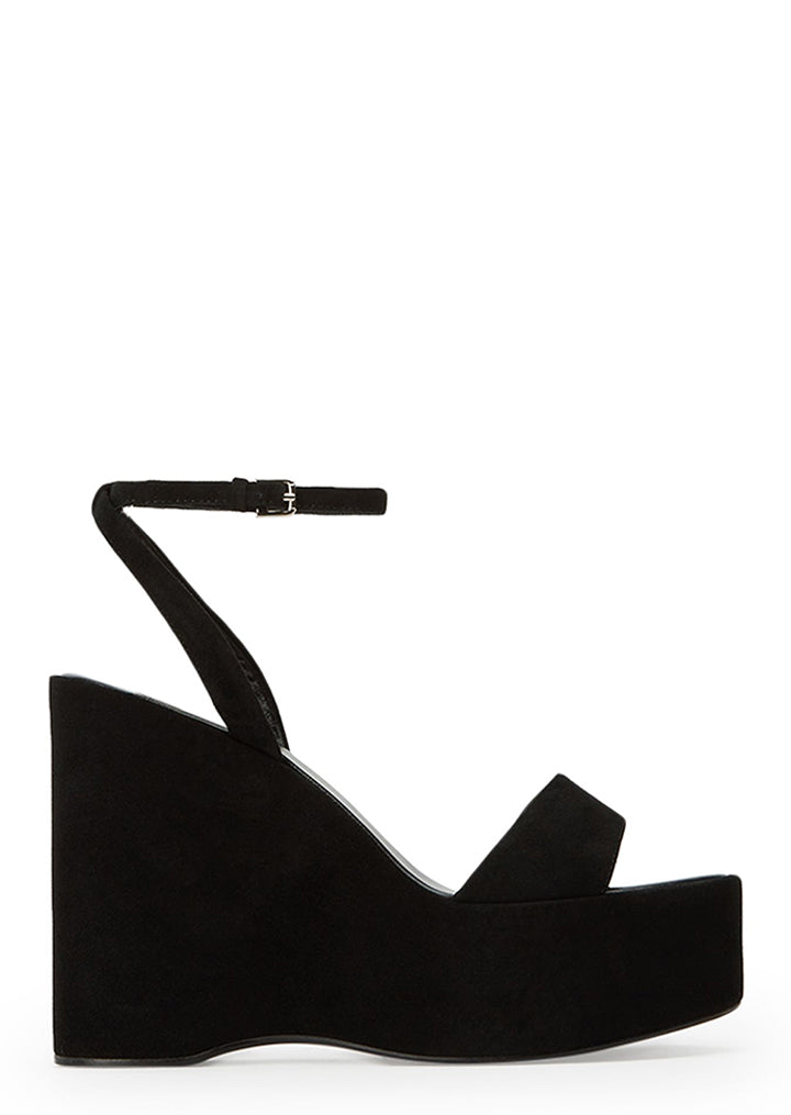 Vesna Black Suede Wedges